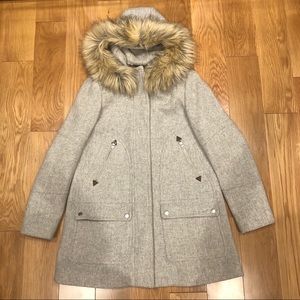 JCrew Italian stadium-cloth Wool Parka